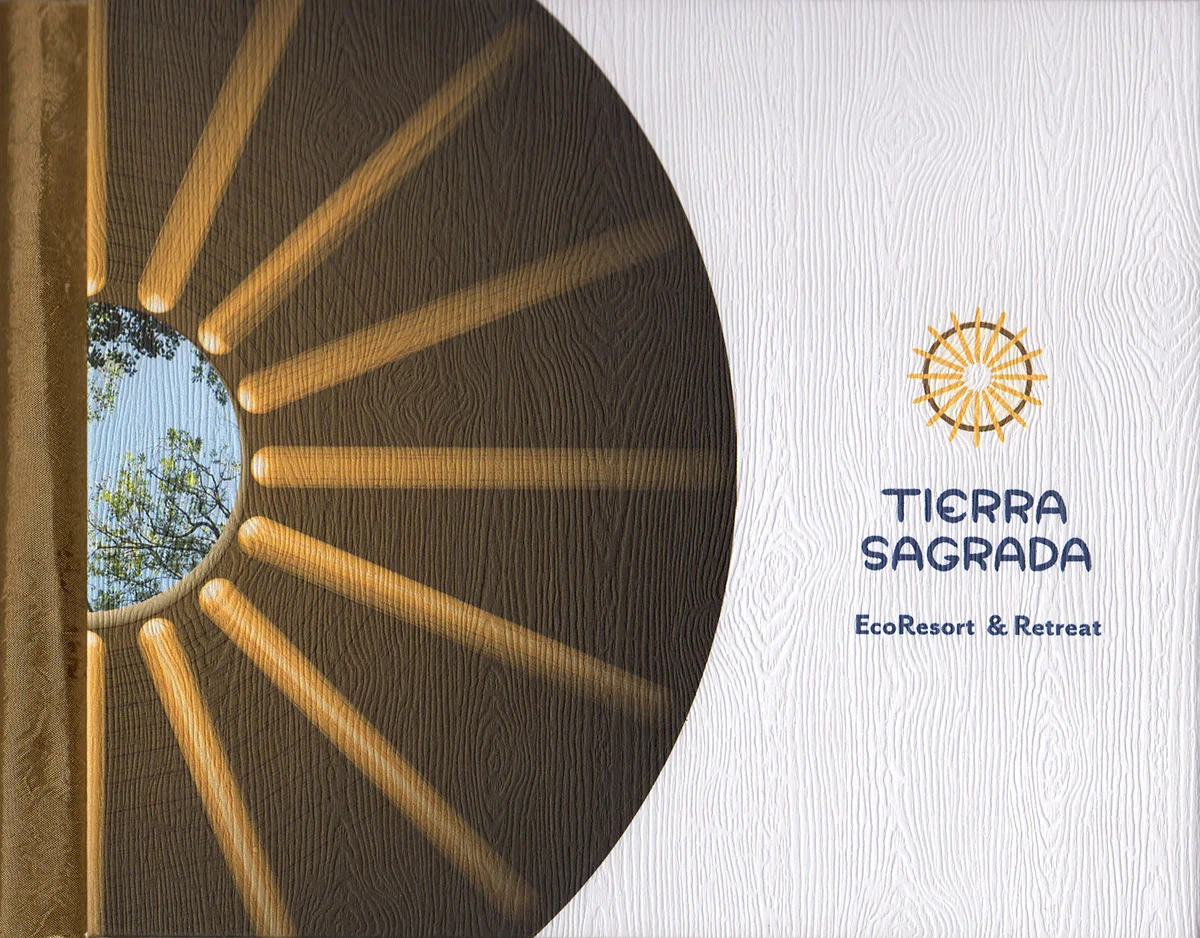 Tierra Sagrada brand book cover