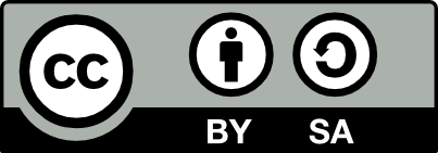Creative Commons Attribution-ShareAlike 4.0 International badge