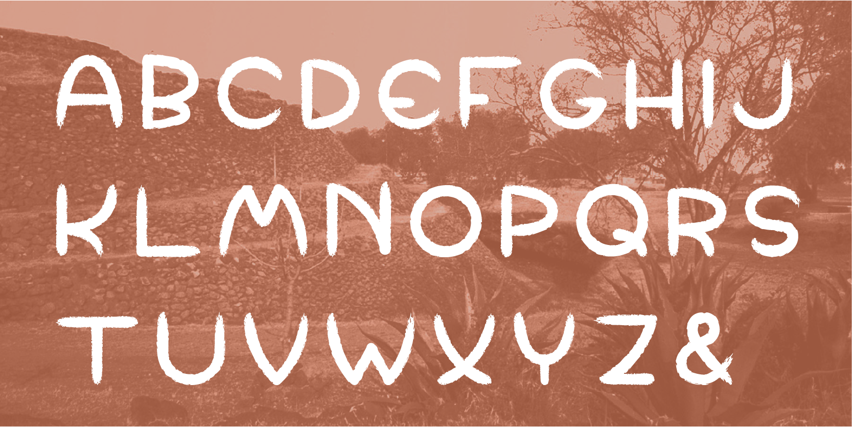 Typeface alphabet preview