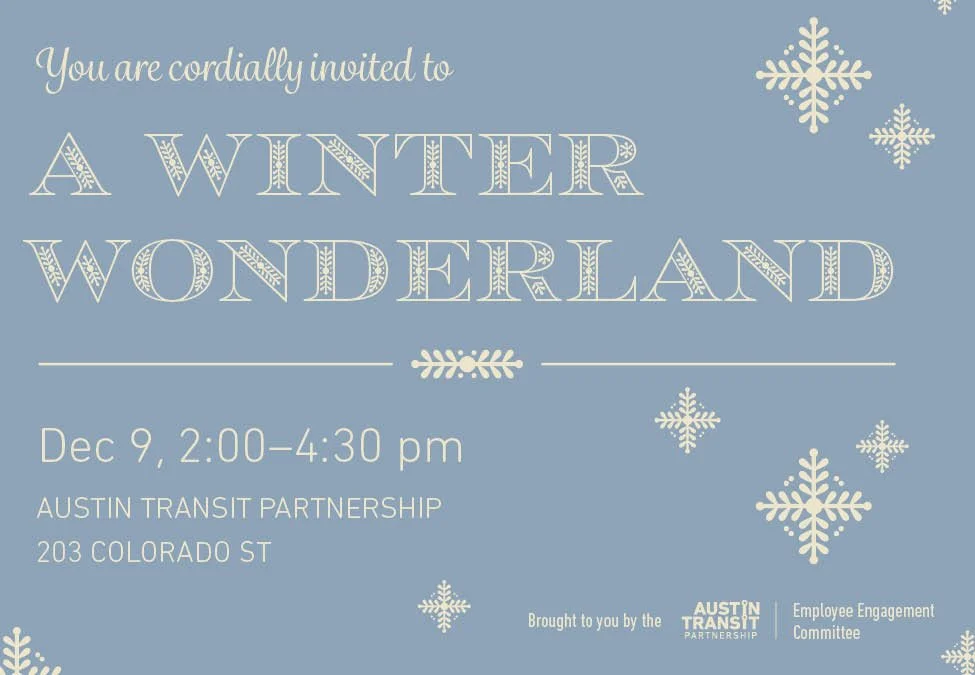 ATP holiday party invite front