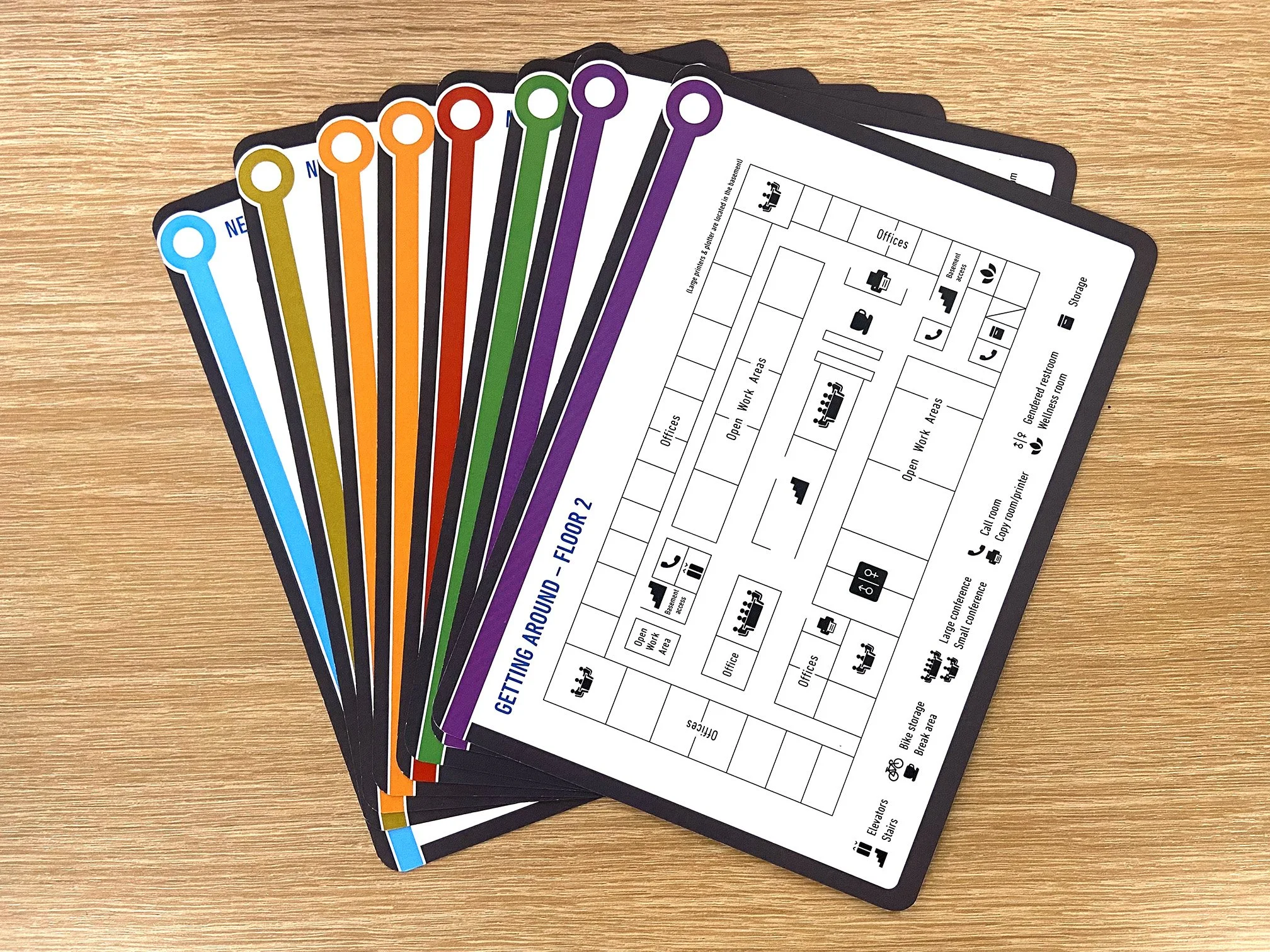 Informational cards in Project Connect branding