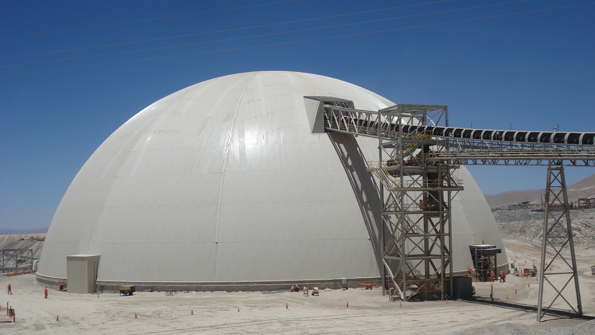 95m Dome for Barrick Zaldivar, Chile. 