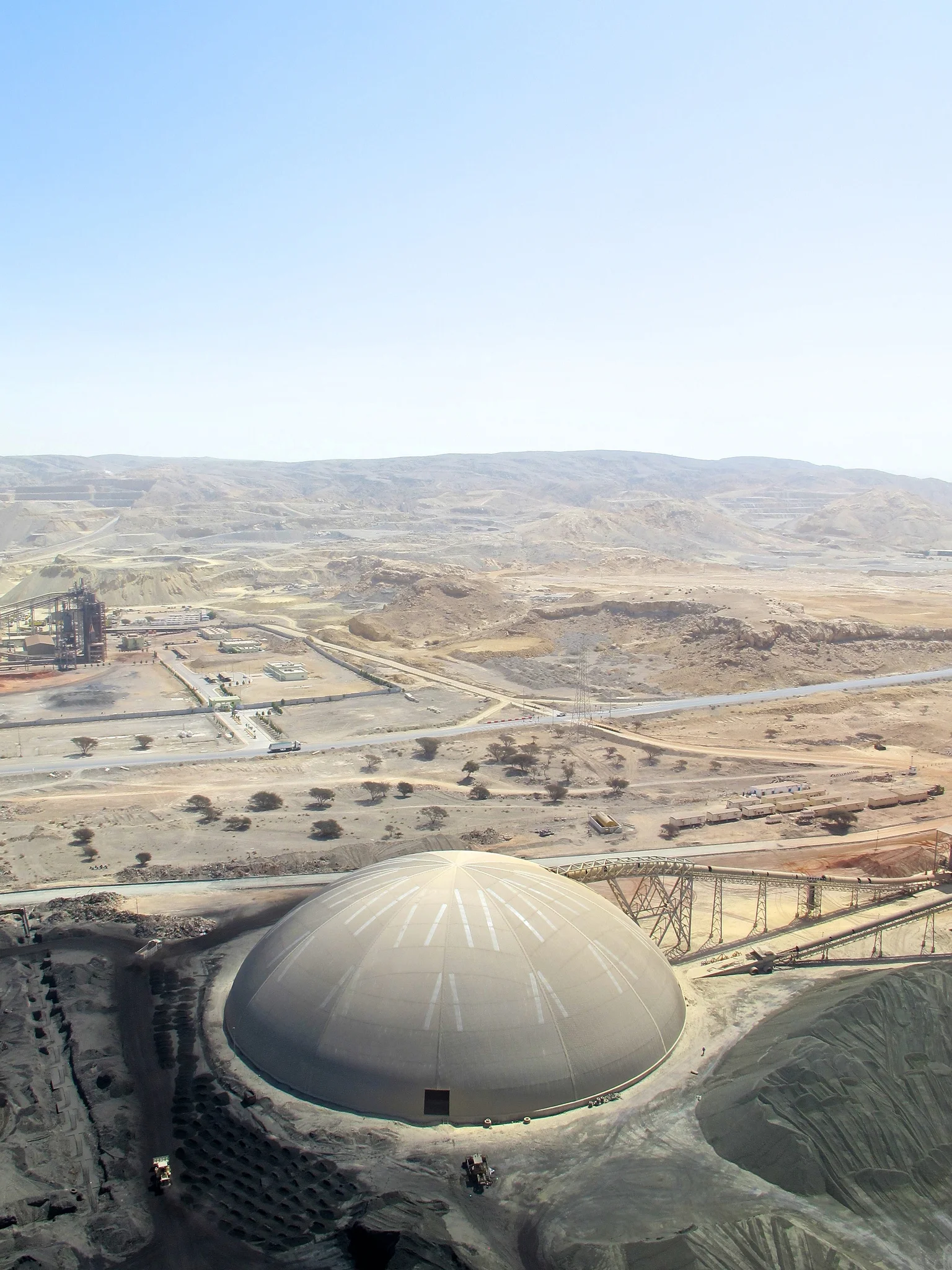 Star Cement limestone storage dome.jpg