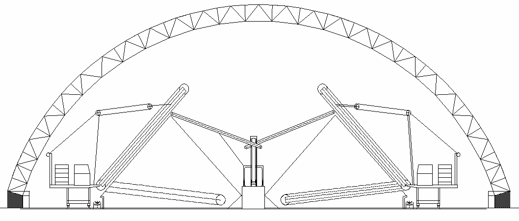 Circular: Ideal para cargas de viento altas.