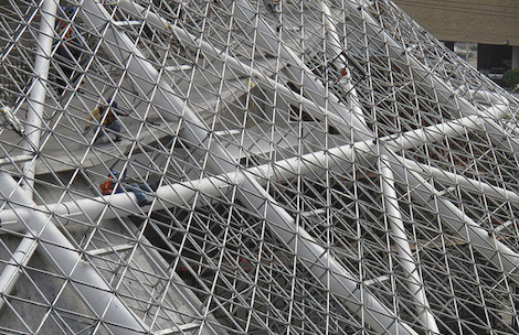 Museo Soumaya under construction