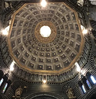 17th century, oculus skylight at the Siena cathedral (Italy)