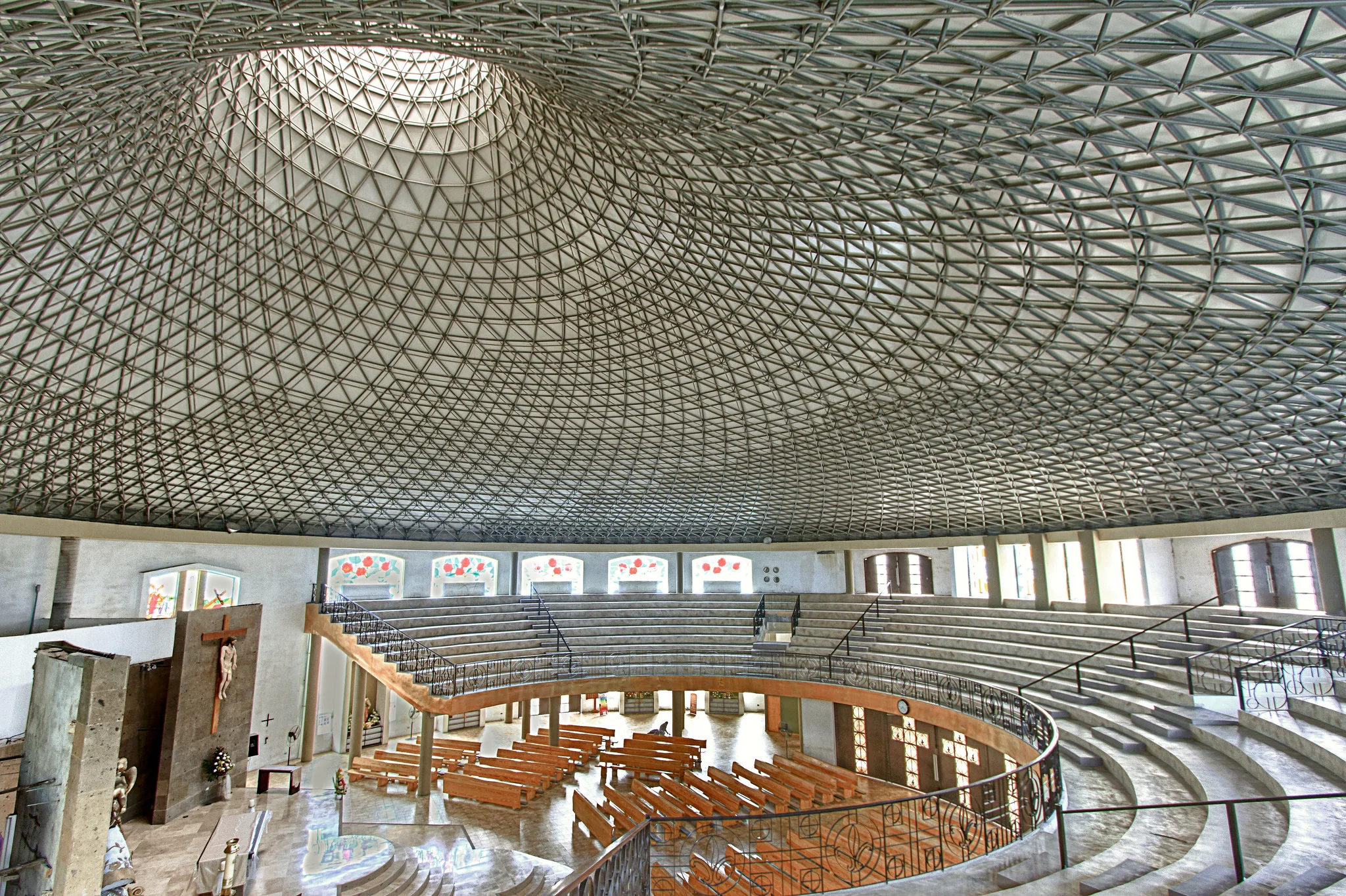 Outer locus brings oculus into focus (San Juan Church, Mexico)