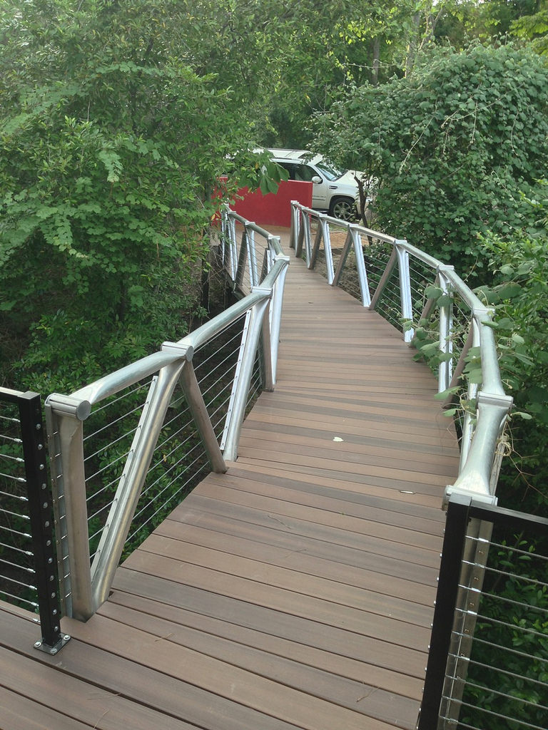Mallie Court bridge - a beautiful new pathway across a ravine