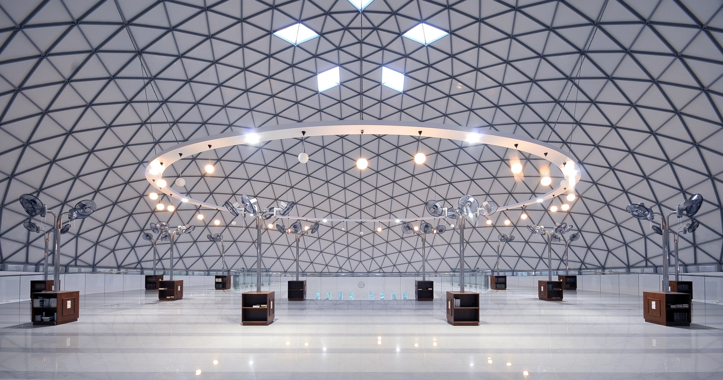 The Hulhumale Mosque interior.