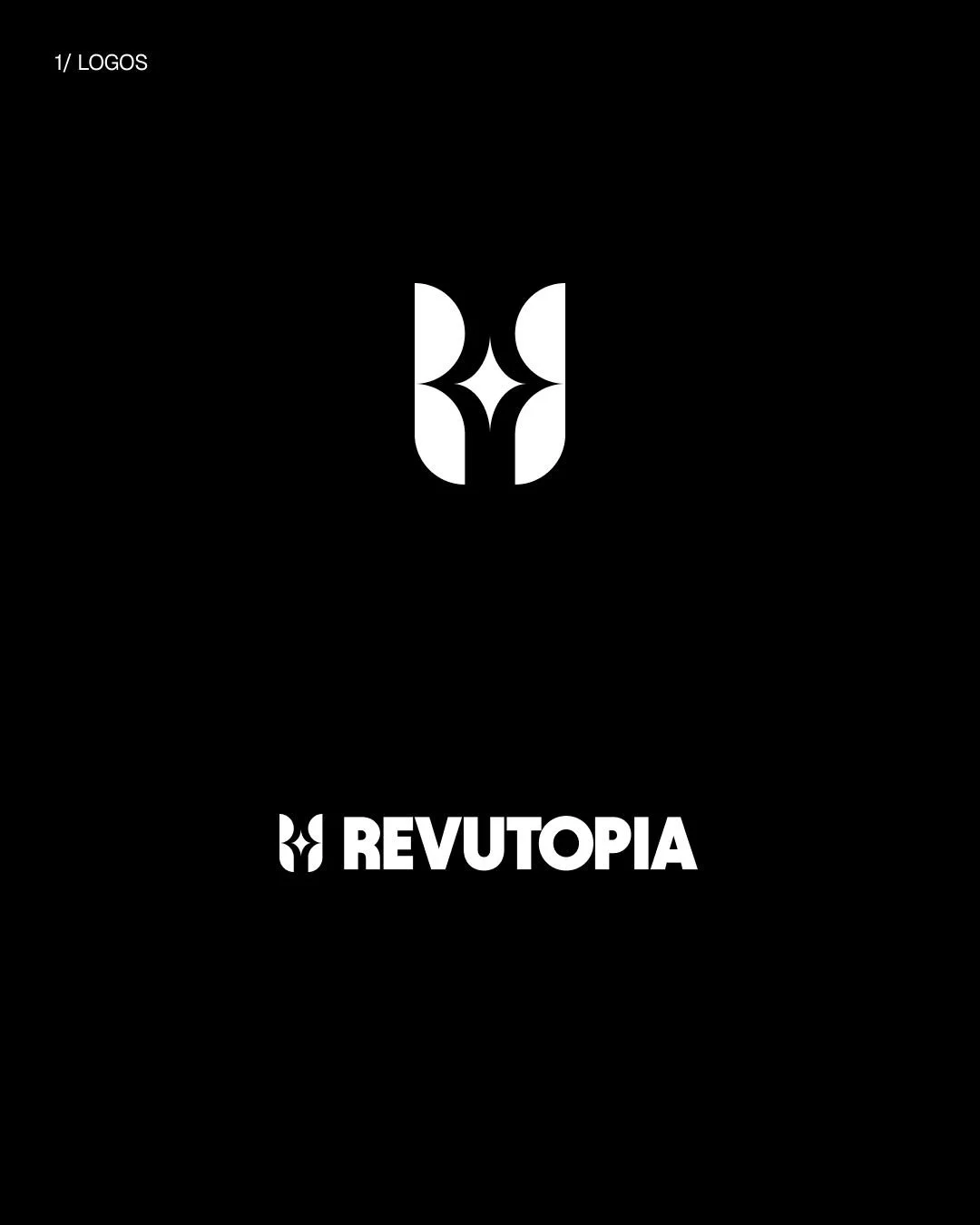 Key elements of the Revutopia visual identity toolkit.
#branding #identity #digital #app #logo #design #colourpalette #typography