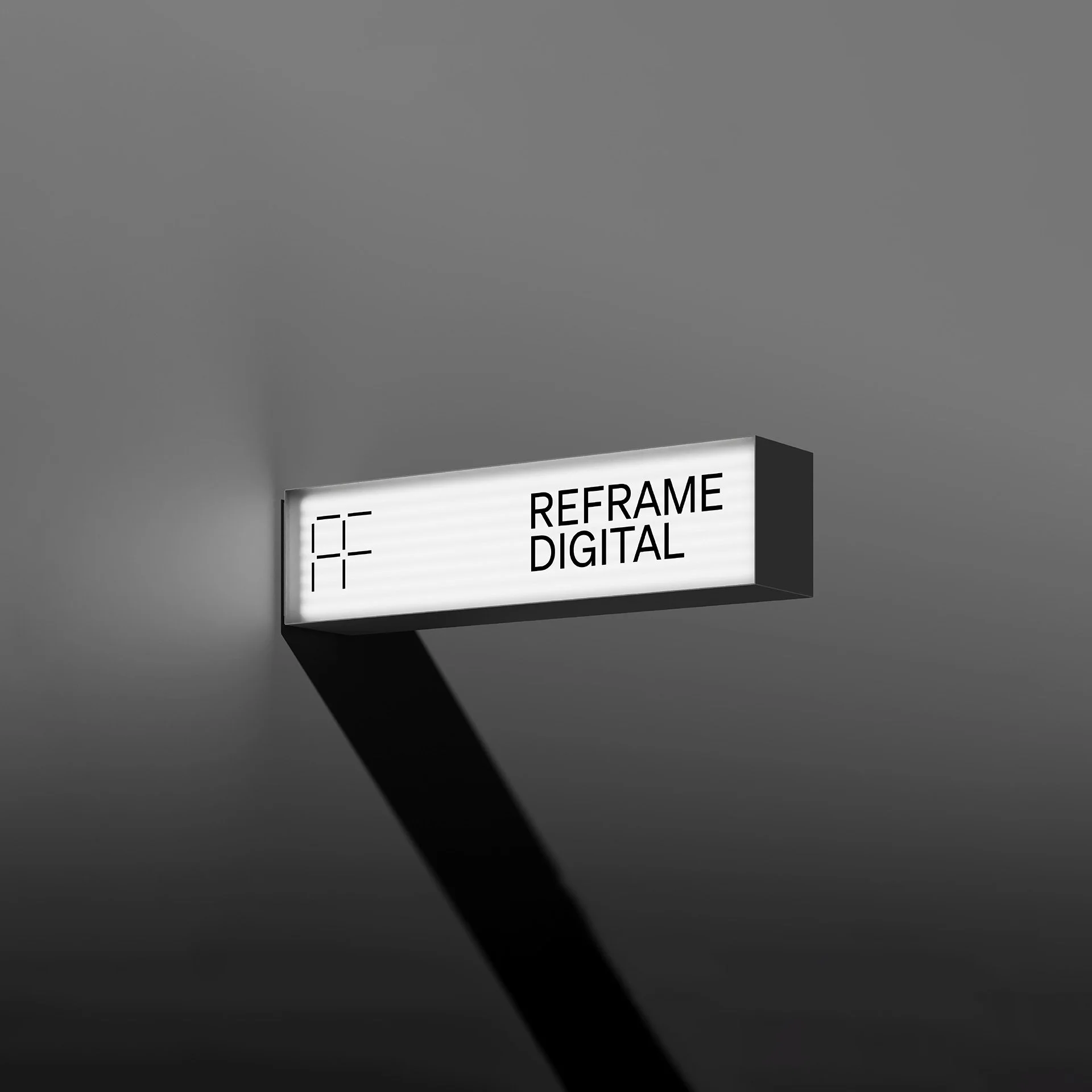 Reframe Digital branding hero visual – creative without constraint by JMCO