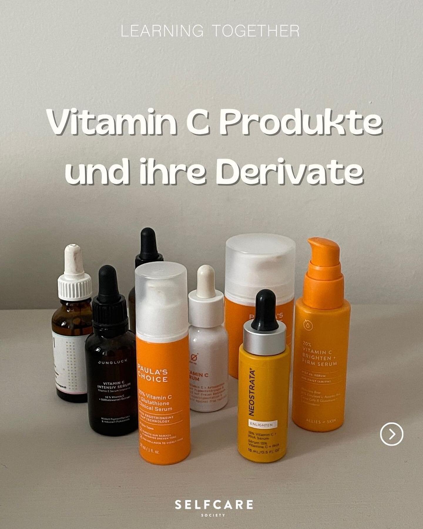 Learning Together: Vitamin C &amp; Vitamin C-Derivate 🍊🍋

Bevor es mit den Reviews zu den unterschiedlichsten Produkten mit Vitamin C &amp; Vitamin C-Derivaten losgehen kann, habe ich f&uuml;r euch diesen Leitfaden als Orientierungshilfe zusammenge