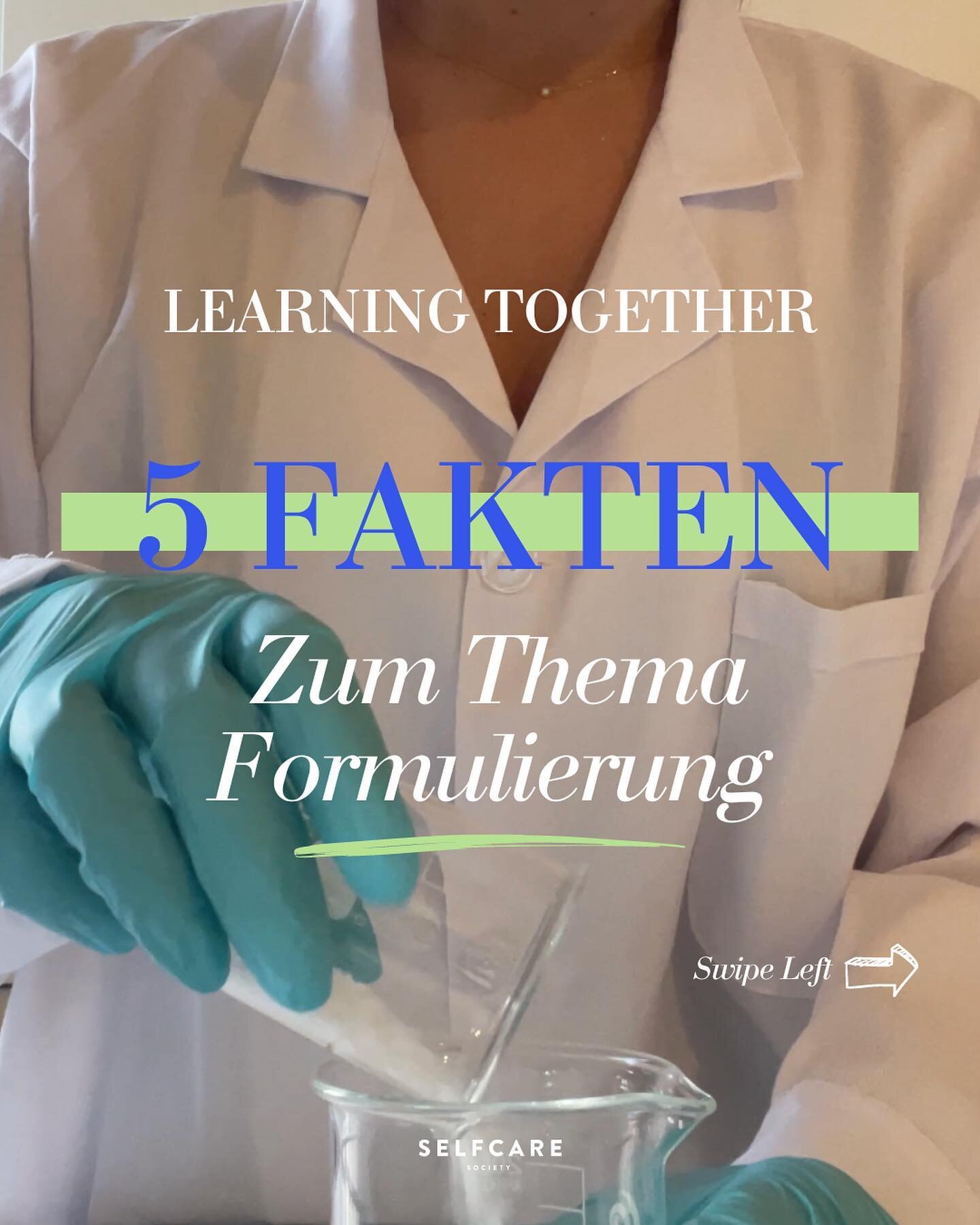 Learning Together: 5 Fakten rund um das Thema Formulierung ✨

Hier findet ihr einige Mythen und Fakten im Zusammenhang mit der Herstellung von Kosmetika. 📌