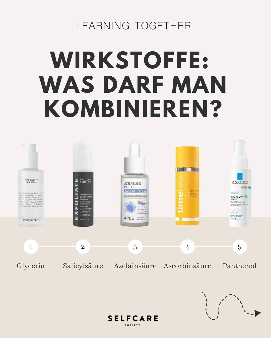 Learning Together: Welche Wirkstoffe lassen sich (nicht) miteinander kombinieren? 👩🏻&zwj;🔬🧪

Hier findest du eine &Uuml;bersicht zu Inhaltsstoffen, die in Kombination gut miteinander funktionieren &ndash; und solchen, die potenziell reizender sei