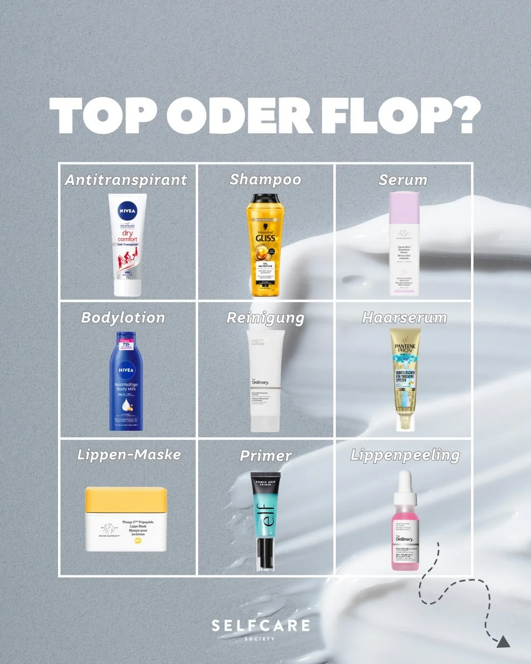Aufgebraucht: Top oder Flop? ✨

Hier zeige ich euch ein paar Produkte, die ich getestet und/oder aufgebraucht habe - inklusive einer kurzen Review zu jedem.

Welche davon kennt ihr schon? K&ouml;nnt ihr eure pers&ouml;nlichen Tops oder Flops entdecke