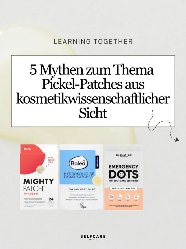 5 Mythen zum Thema Pickel-Patches, aus kosmetikwissenschaftlicher Sicht 👩🏻&zwj;🔬

Welche Mythen &uuml;ber Pickel-Patches hast du noch geh&ouml;rt? Was ist dir noch unklar? 📌🩹

Wenn du Fragen hast, lass es mich gerne wissen ✍🏼

Den ausf&uuml;hrl