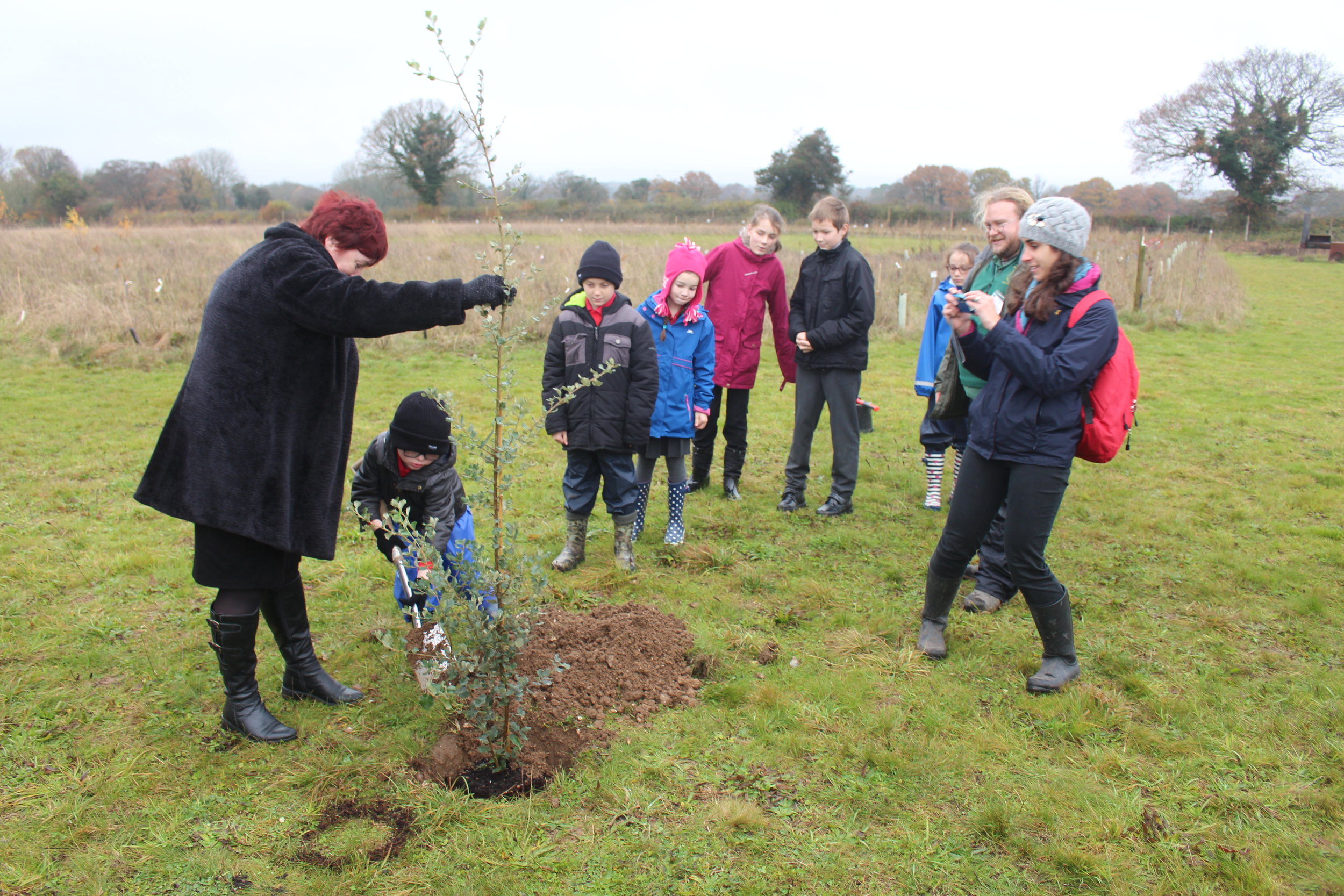 2016 Birthday Tree planting ATUs 5th Queens 90th Capability Browns 300th.JPG