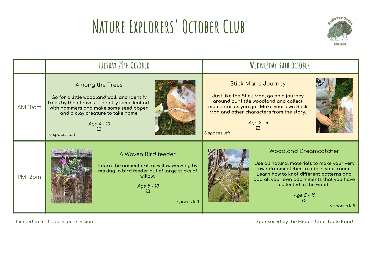 Nature Explorers’ October Club