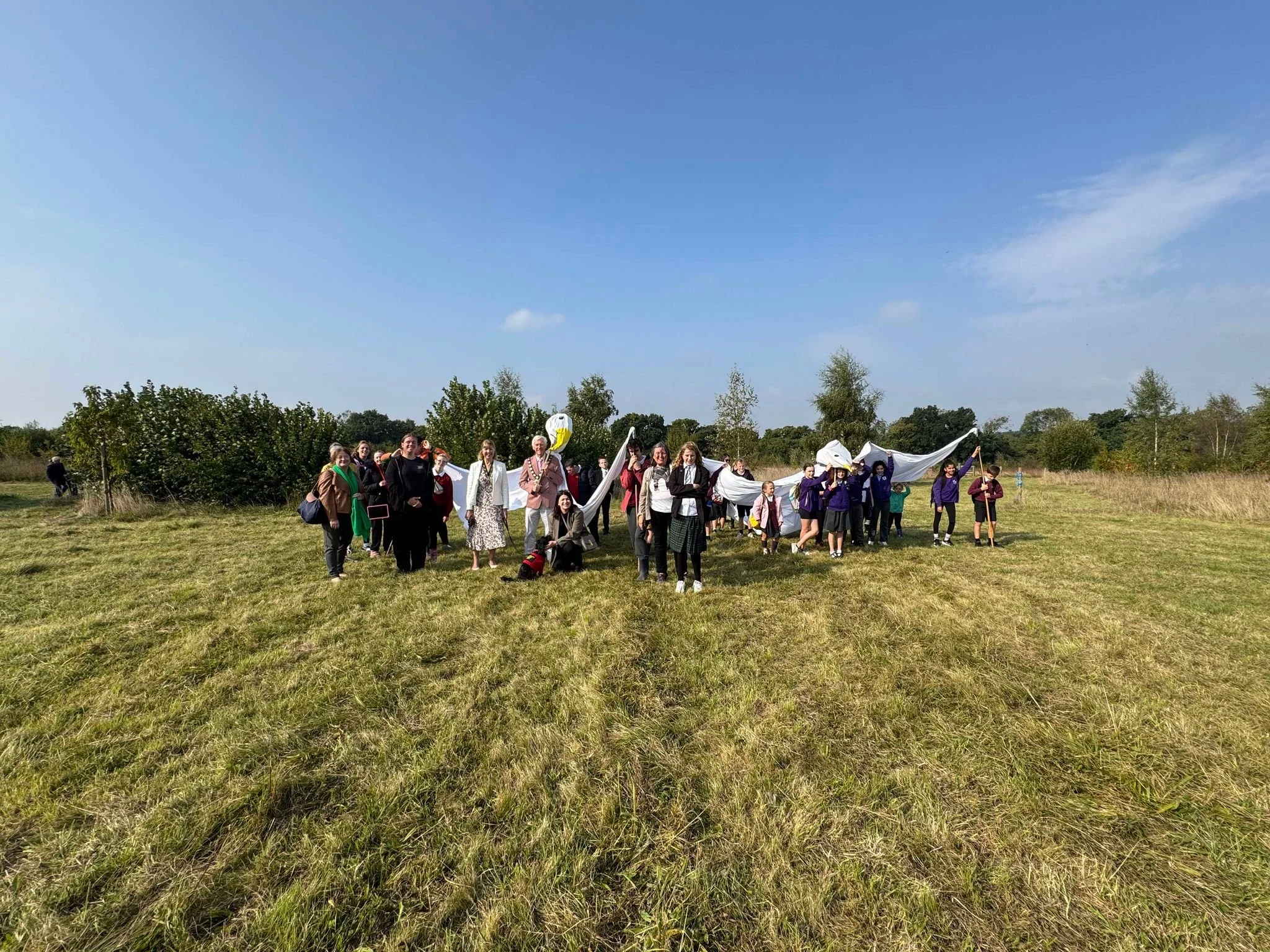 Andover Trees United Celebrates UN International Peace Day with Local Schools at Harmony Wood