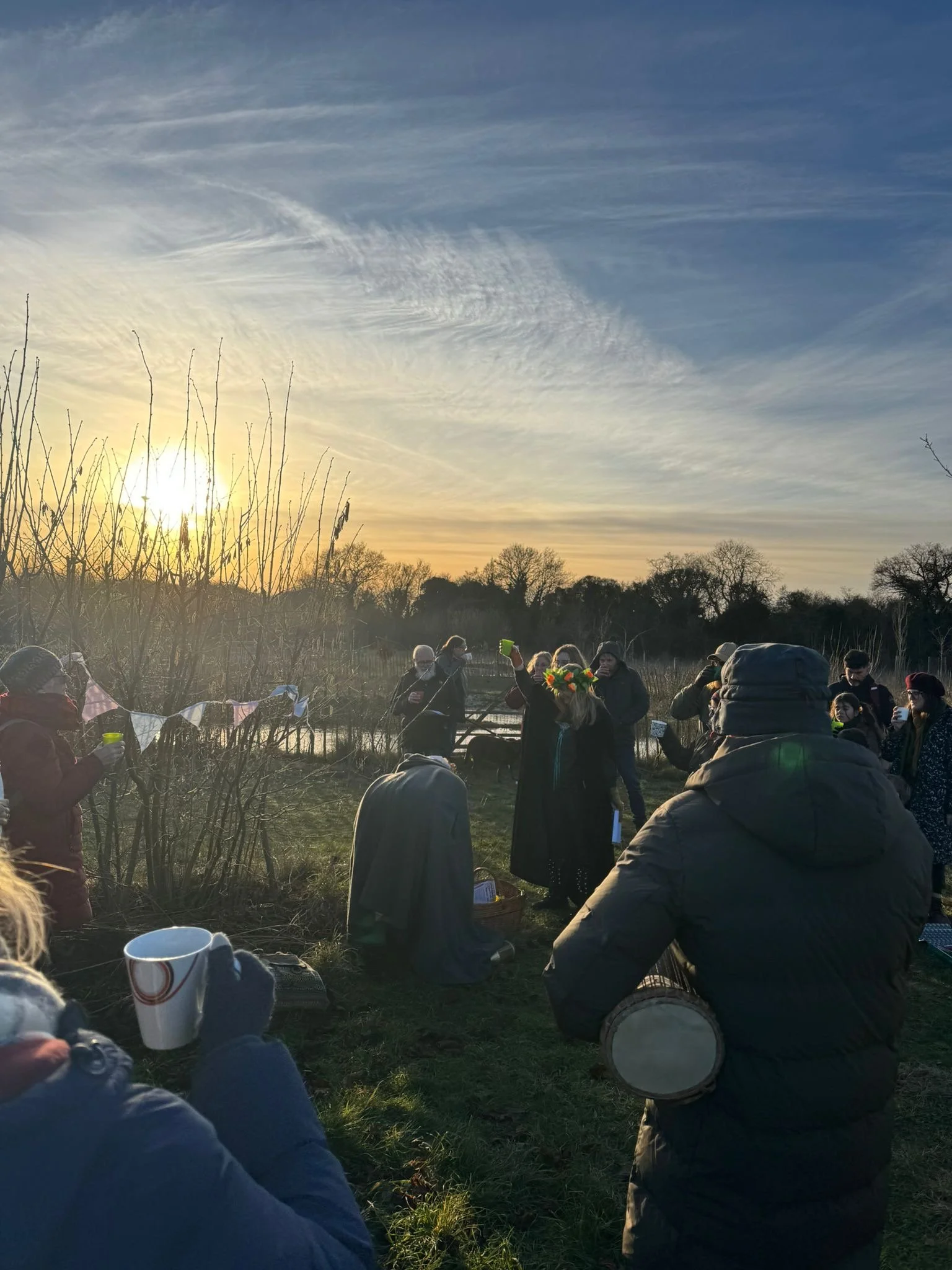 A Brilliant Andover Wassail: Sunshine, Song &amp; Community Spirit in Harmony Woods
