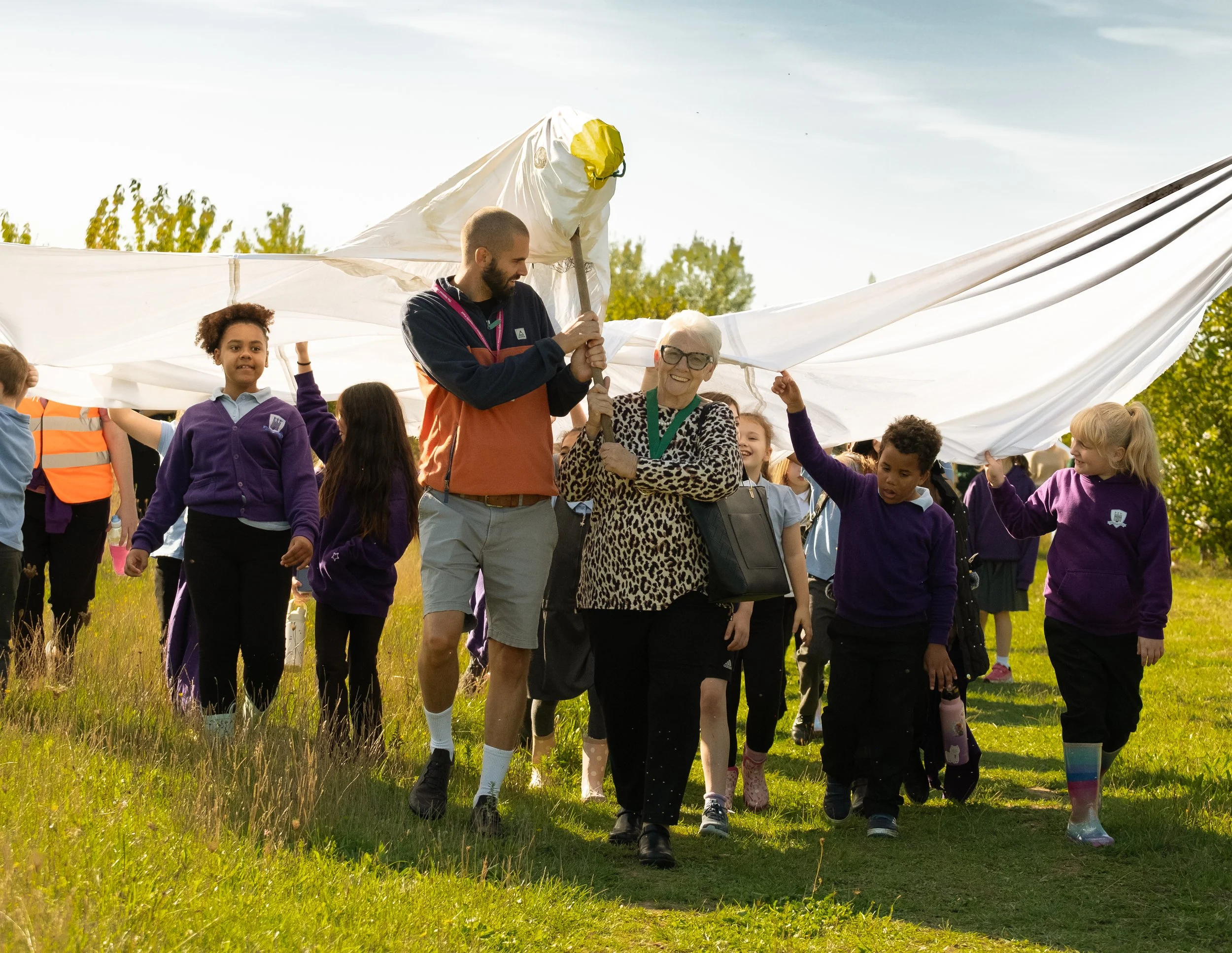 Andover Trees United’s annual Peace Day procession unites four local schools