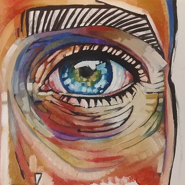 Work in progress. Waking up from creative hibernation over here. .
.
.
.
.
#oilpaint #oilpainting #painting #blueyes #loverseye #eye #paint #artist #art #artistsoninstagram #artgallery #galleryart #lineart #painter #painted #paintingprocess #wip #wor