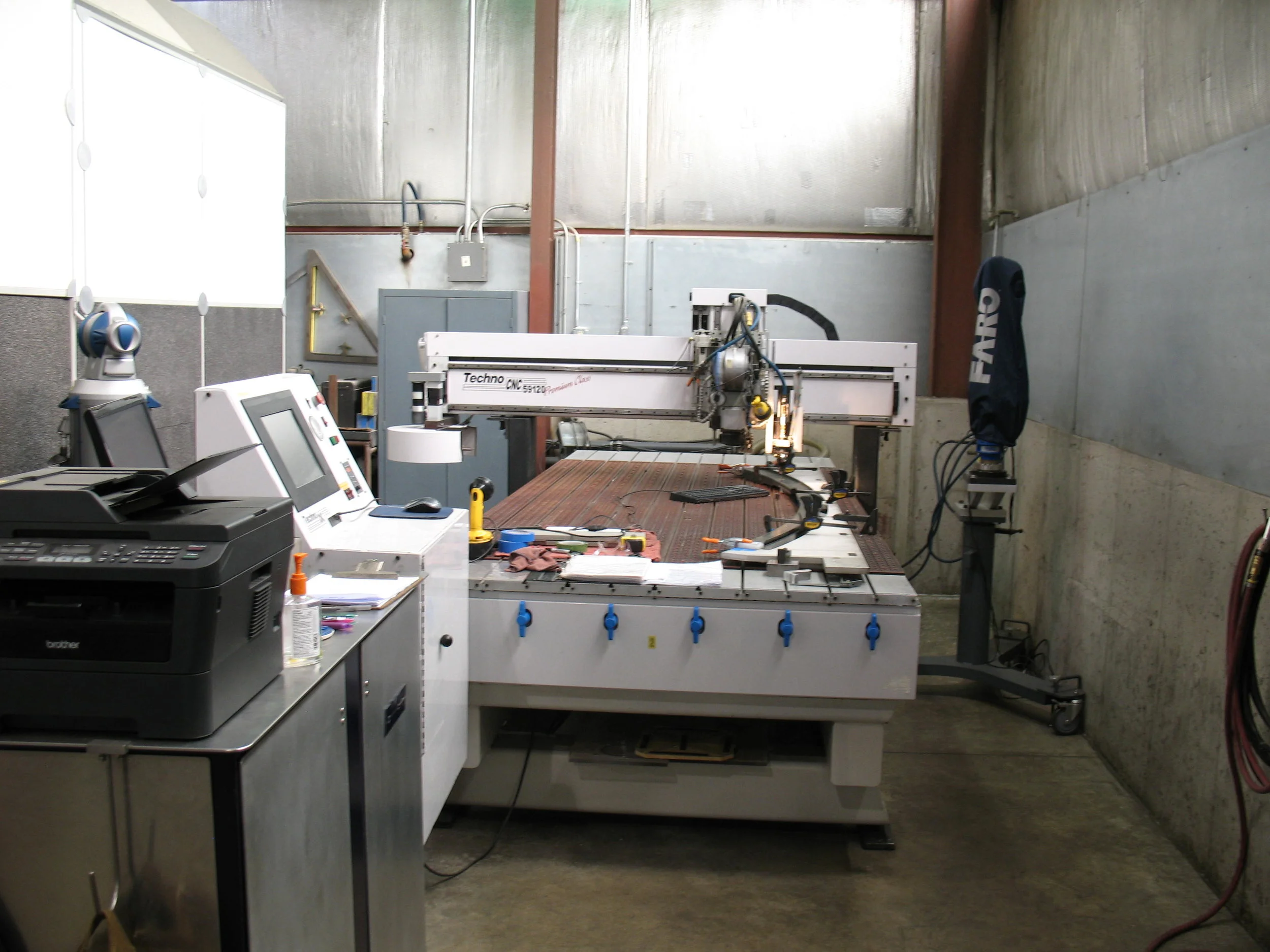 Set-up for CMM corrected drilling.JPG