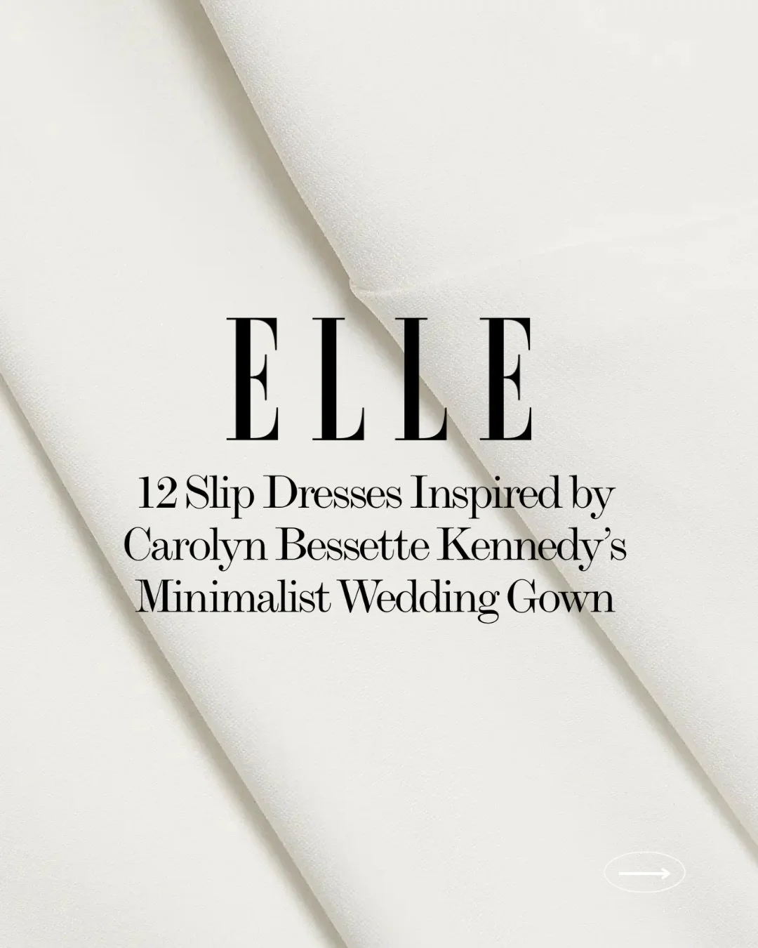 So, we&rsquo;re not the only ones obsessed with Carolyn&rsquo;s style? 🤍
@amsale featured in @elleusa