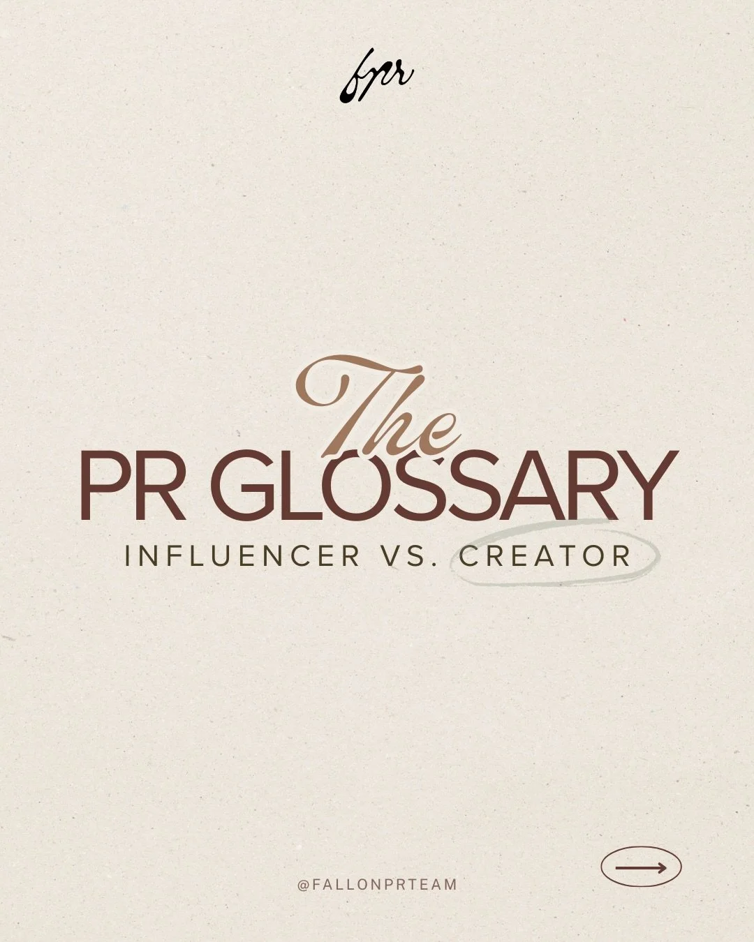 In our new glossary series, we&rsquo;re breaking down modern PR, media, and creator marketing terms everyone should understand.

First up: the difference between influencers and creators.

What terms should we define next? Let us know in the comments