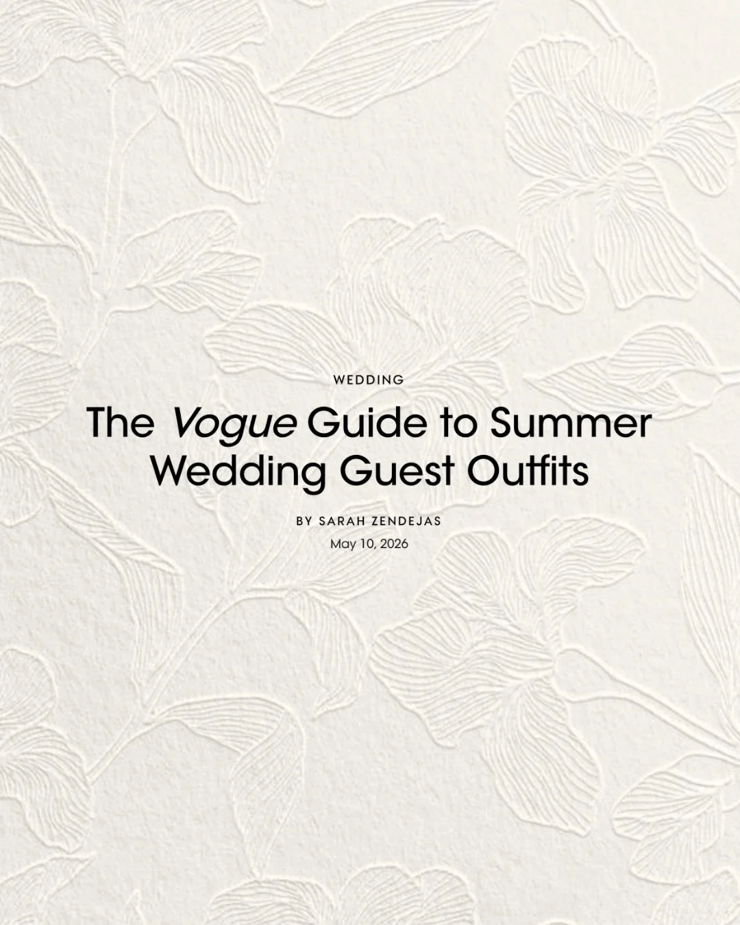 Lipstick Red is IN for summer 2026.
@amsale featured in @vogueweddings