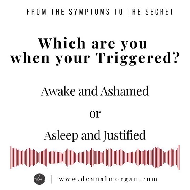 If you are in a season asking questions about why you get so worked up &amp; triggered over certain issues, then maybe this upcoming 4 week class is for you.
&bull;
Go to my products page @ deanalmorgan.com and click on the class to find out more det