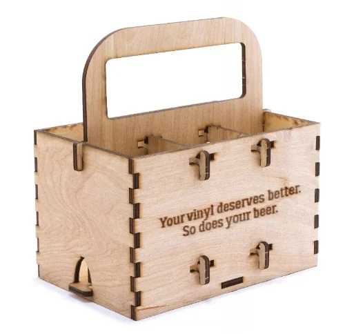 Deep Cut Six Pack Holder - Vinyl Record Lifestyle Accessory