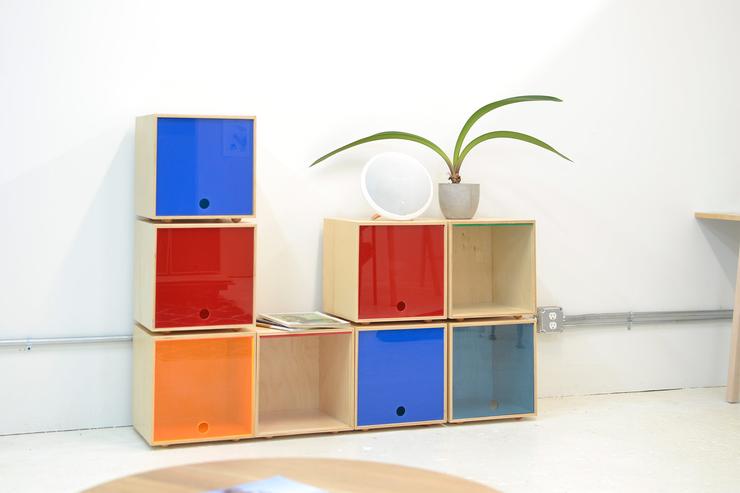 Stackable cubes are easy to use and scalable