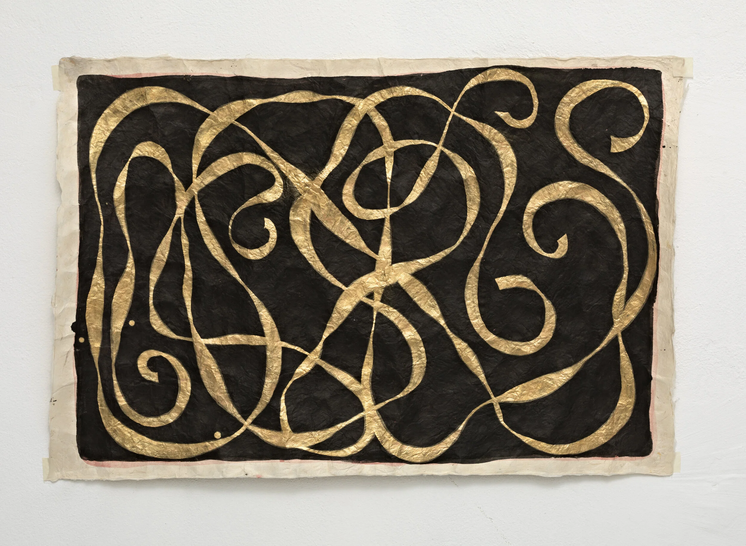 Marianne Therese Grønnow. Painting, 2020. Mixed media on paper. Photograph: Anders Sune Berg.