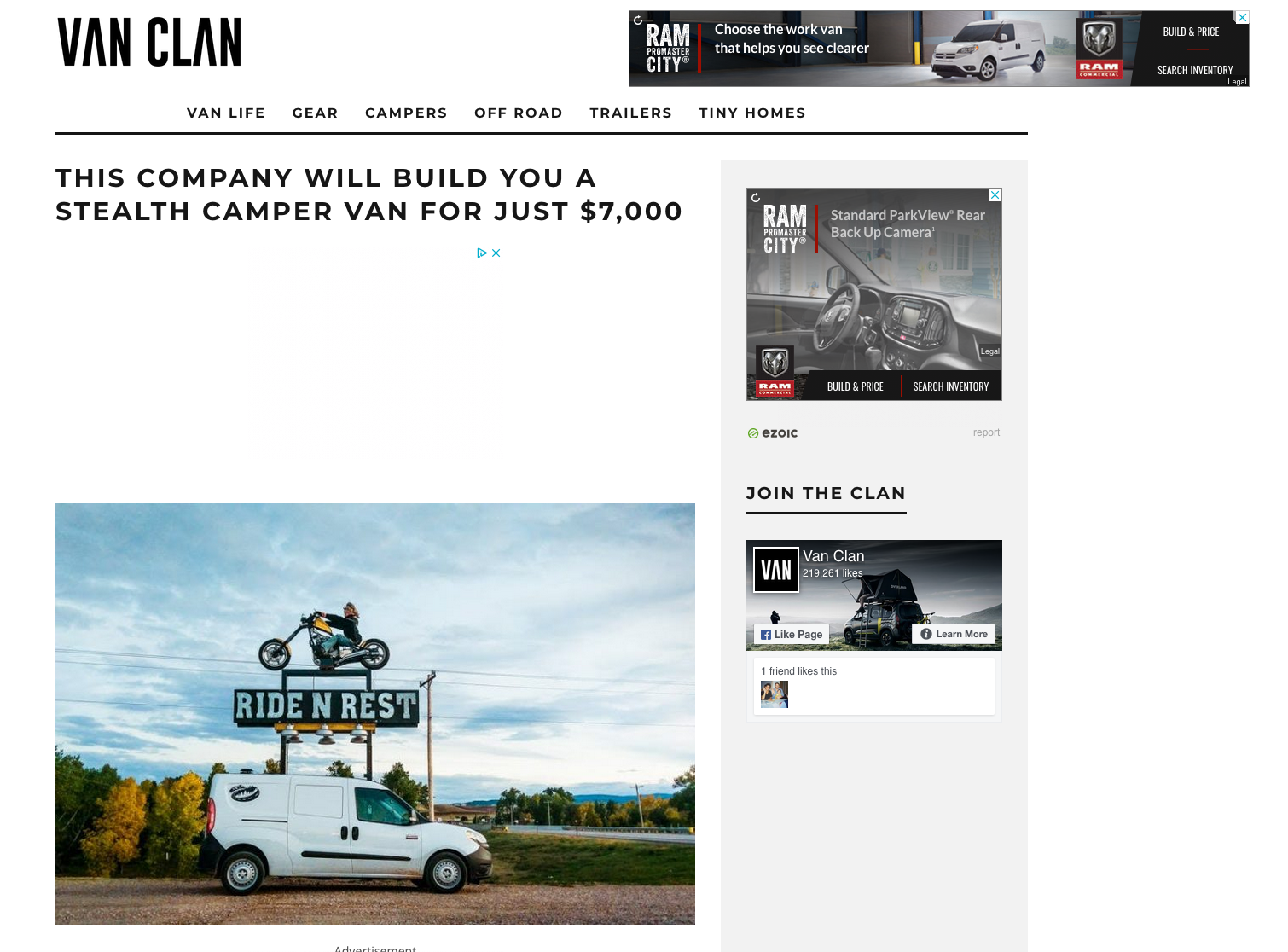 Recent article by Van Clan - December 2018