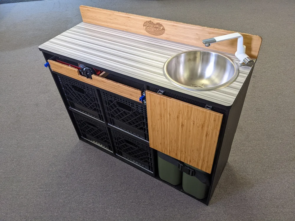 camper van conversion kitchen