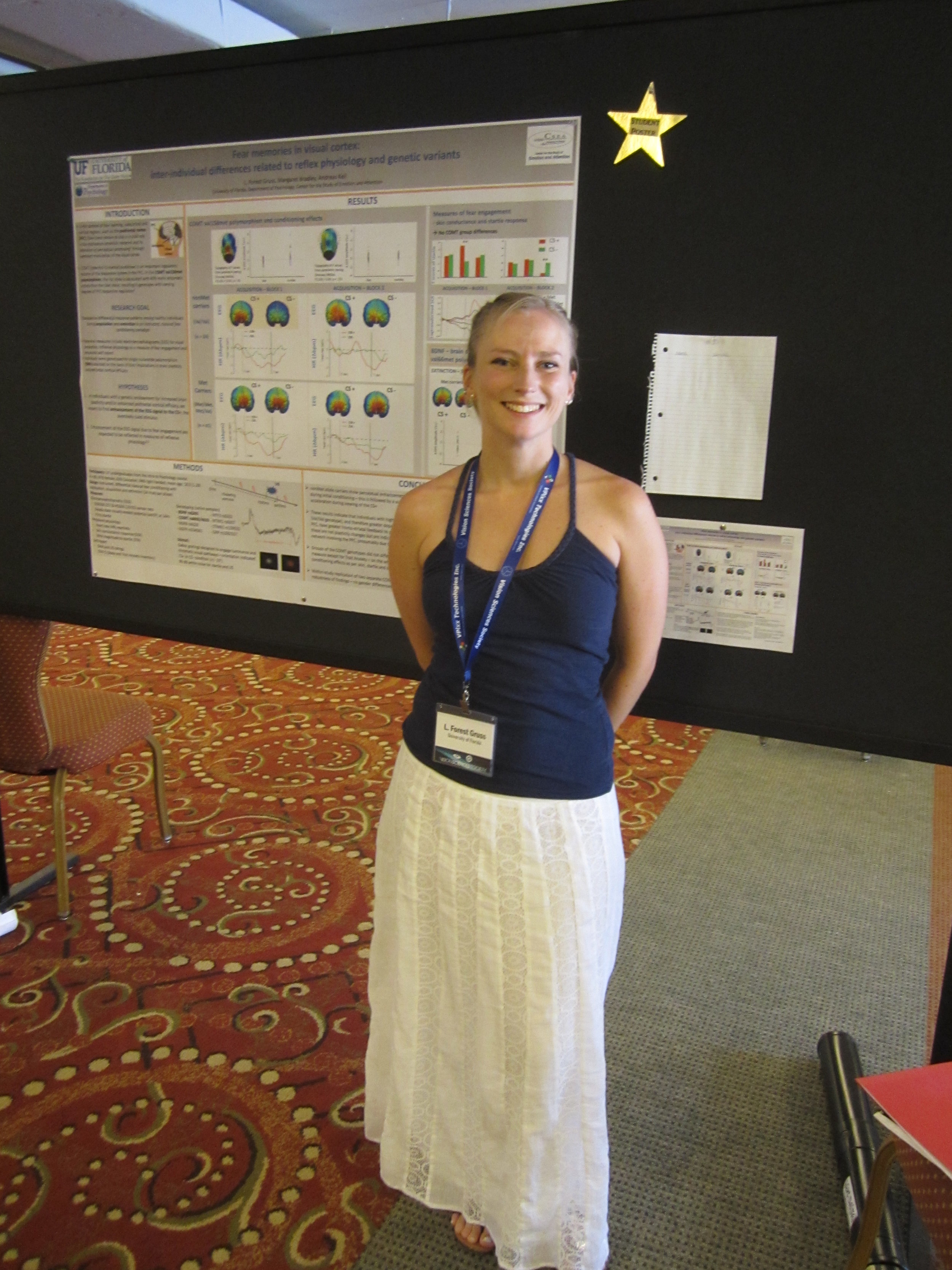  Poster presentation at VSS 2014 