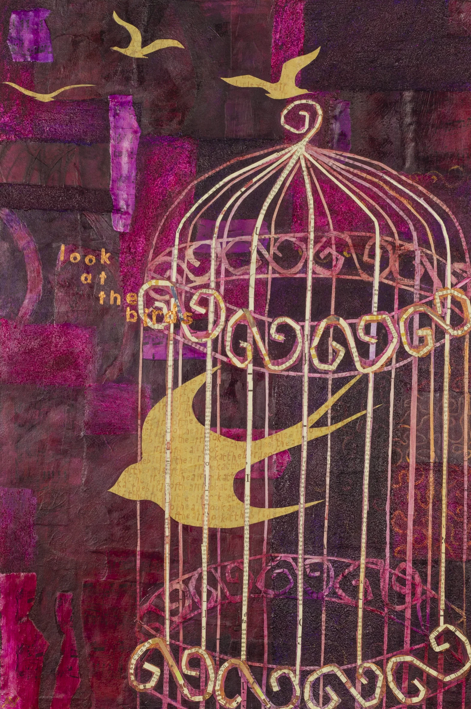 Look at the Birds (greetings card)