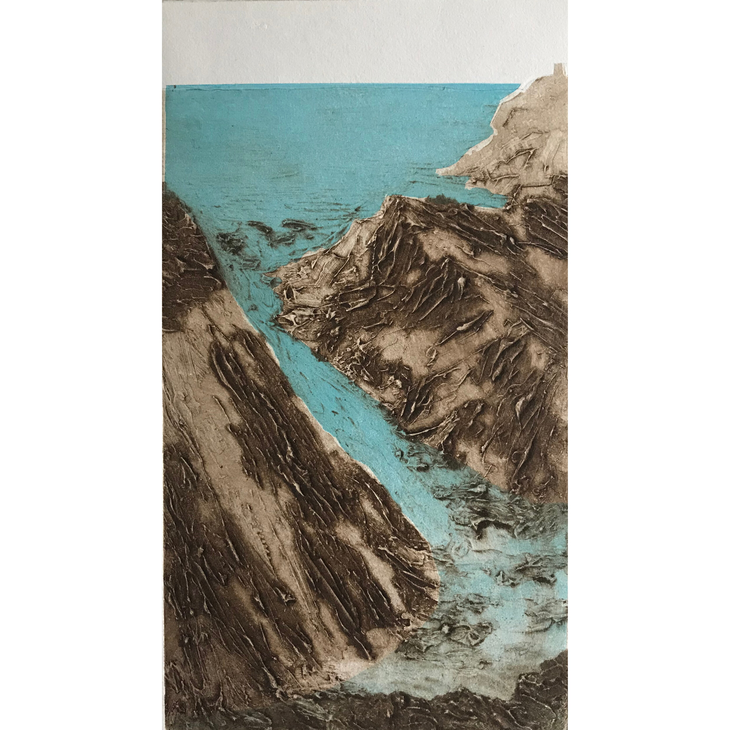 Huer's Hut (intaglio and relief print)