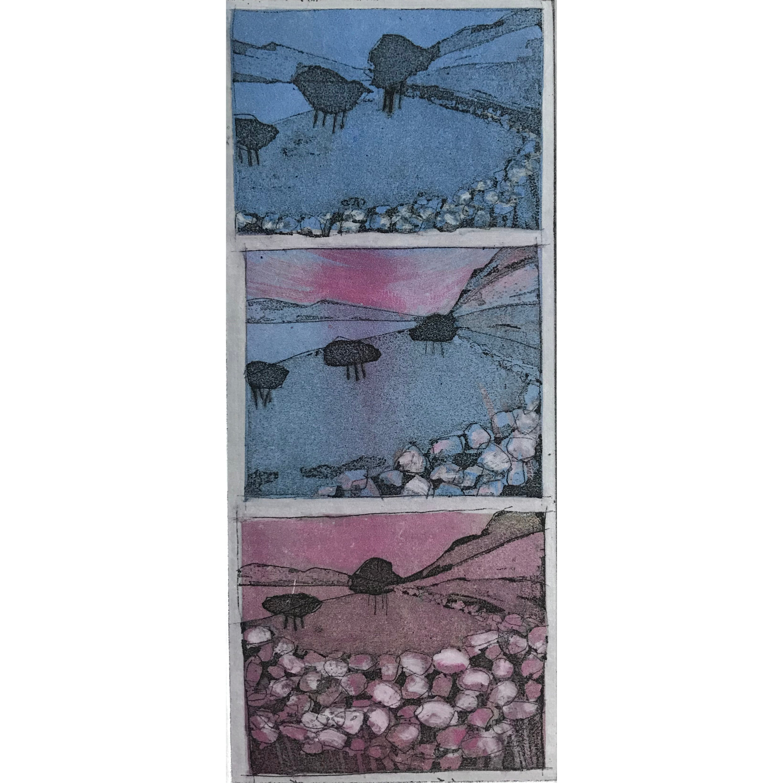 Lakeland Sketchbook (etching)