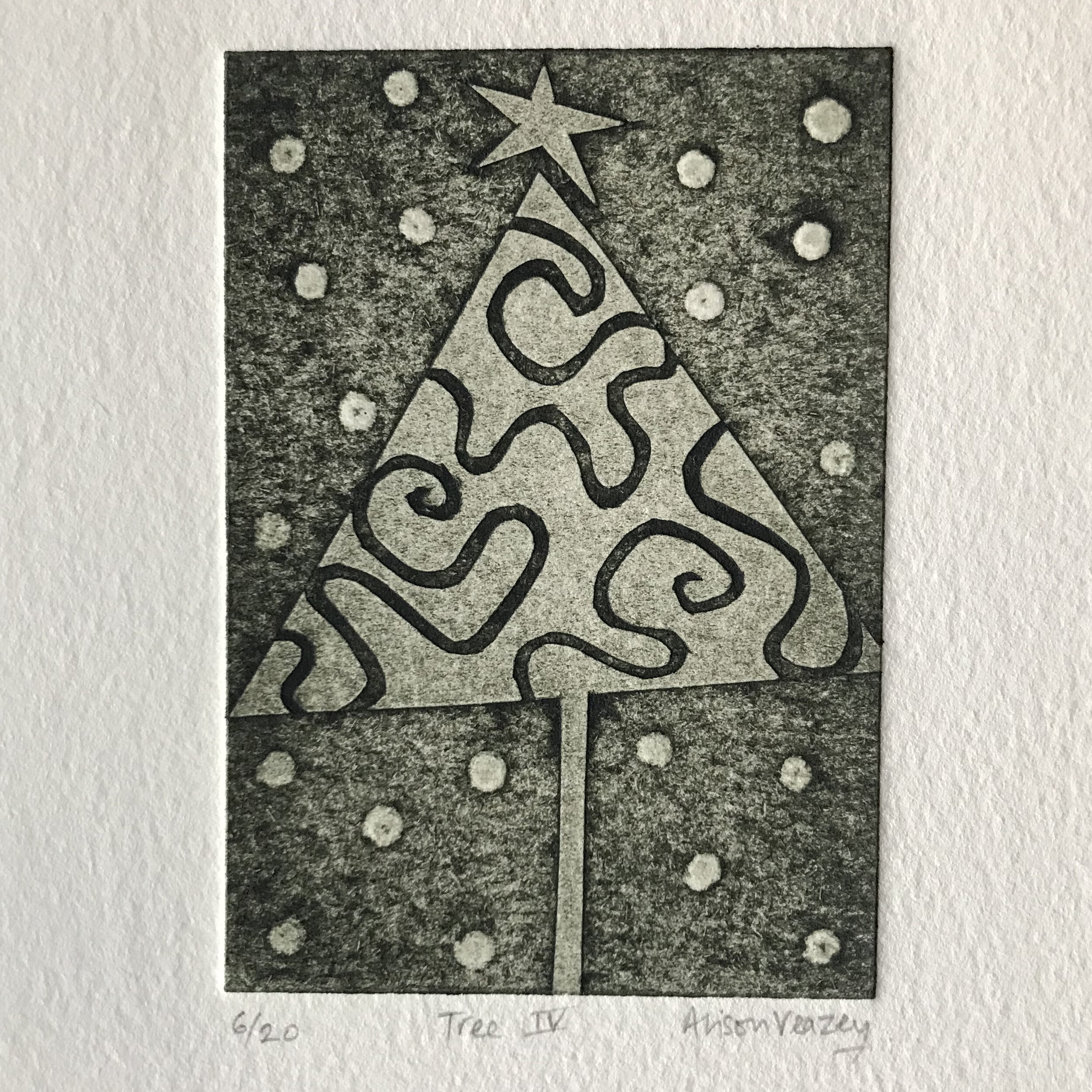 Tree iv (collagraph)