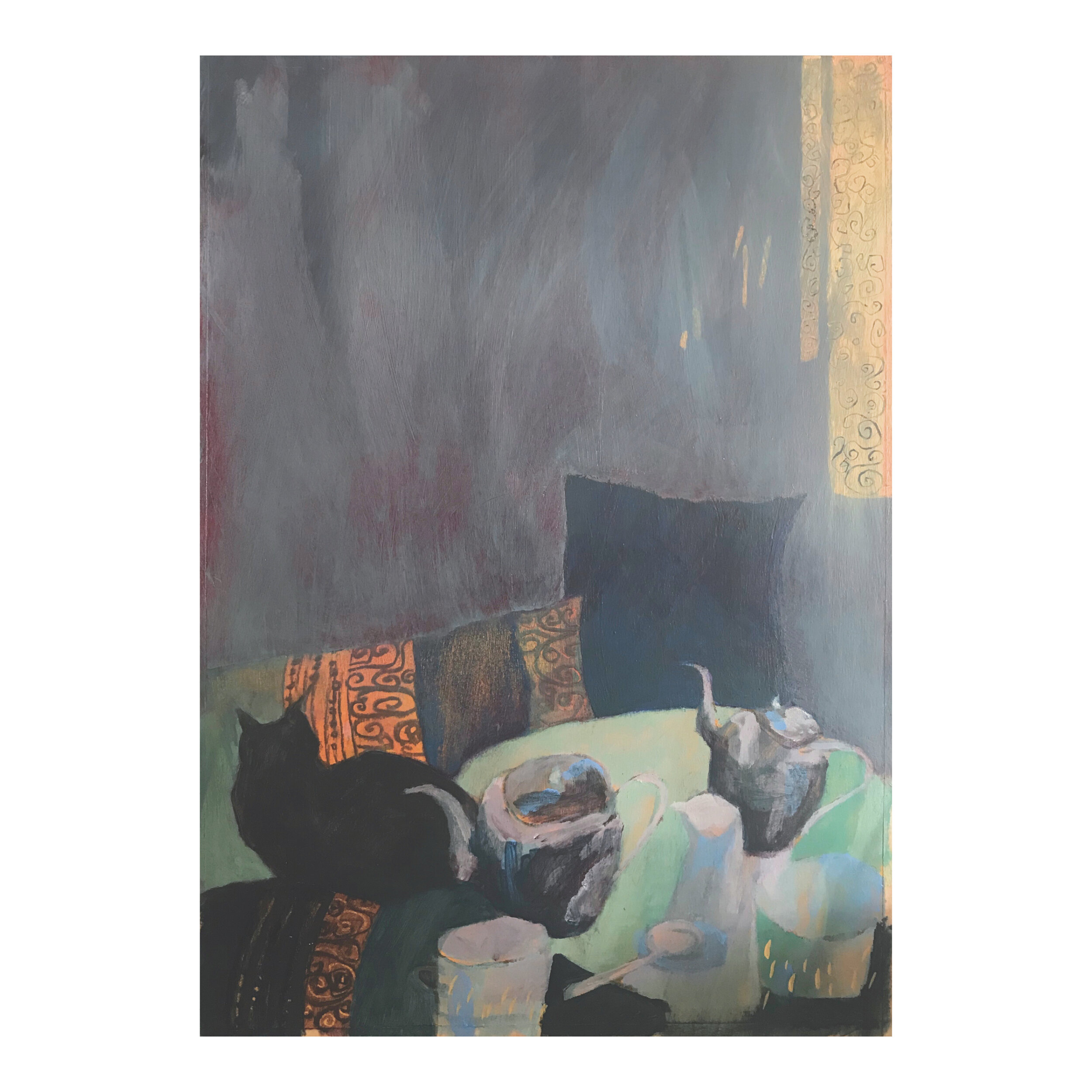 Lockdown Interior (greetings card)