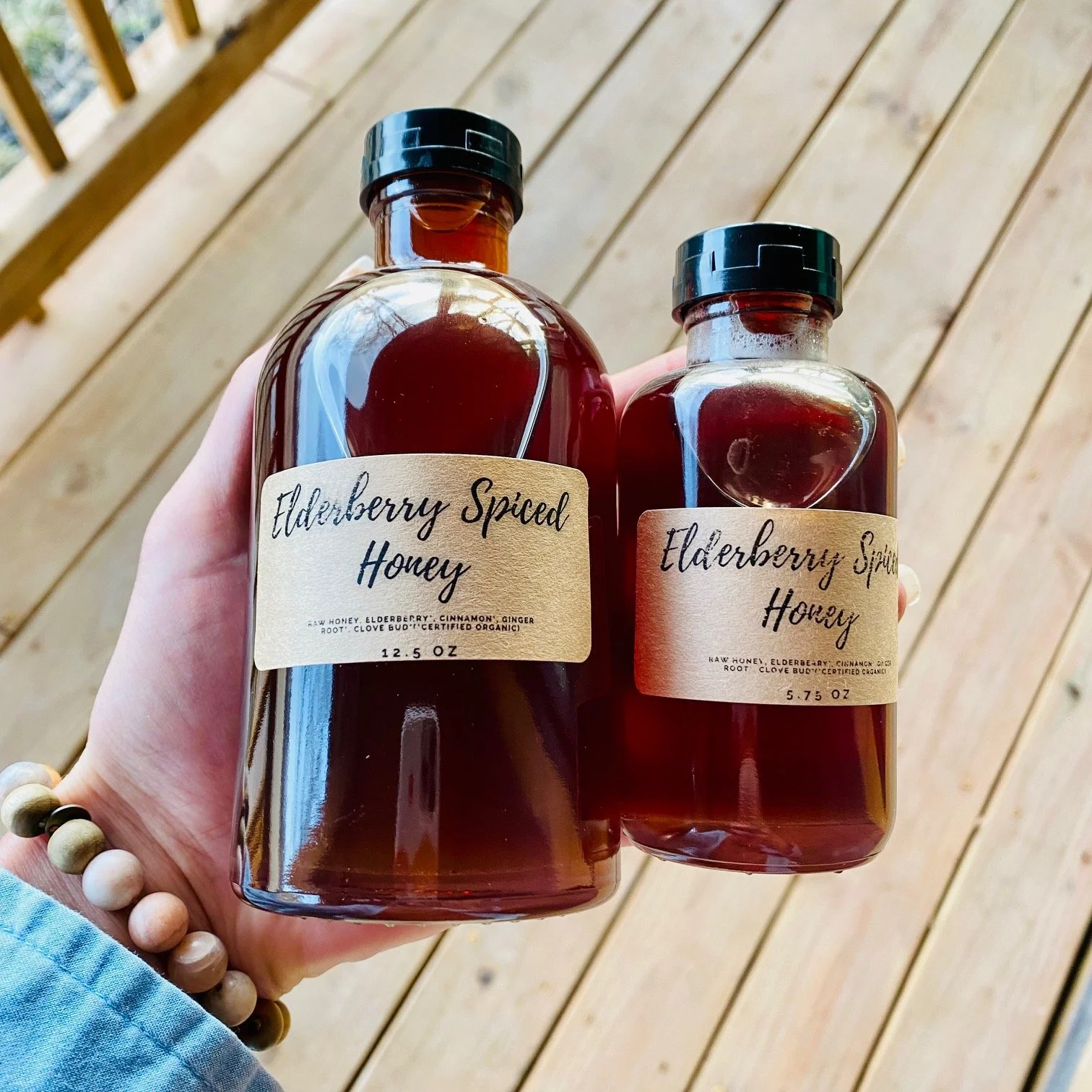 Elderberry Spiced Honey