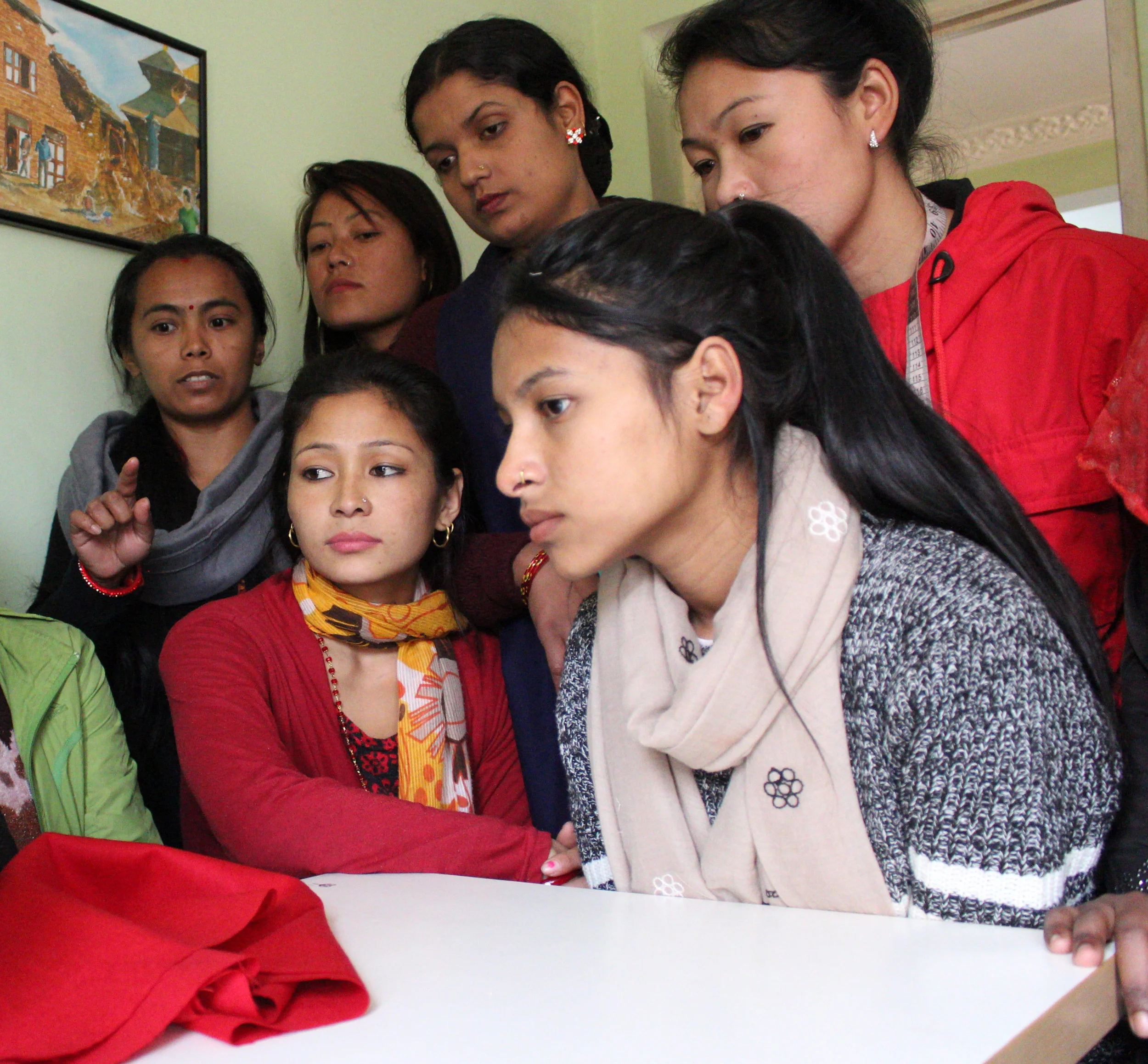 Sewing training for women (photographer Chloe)