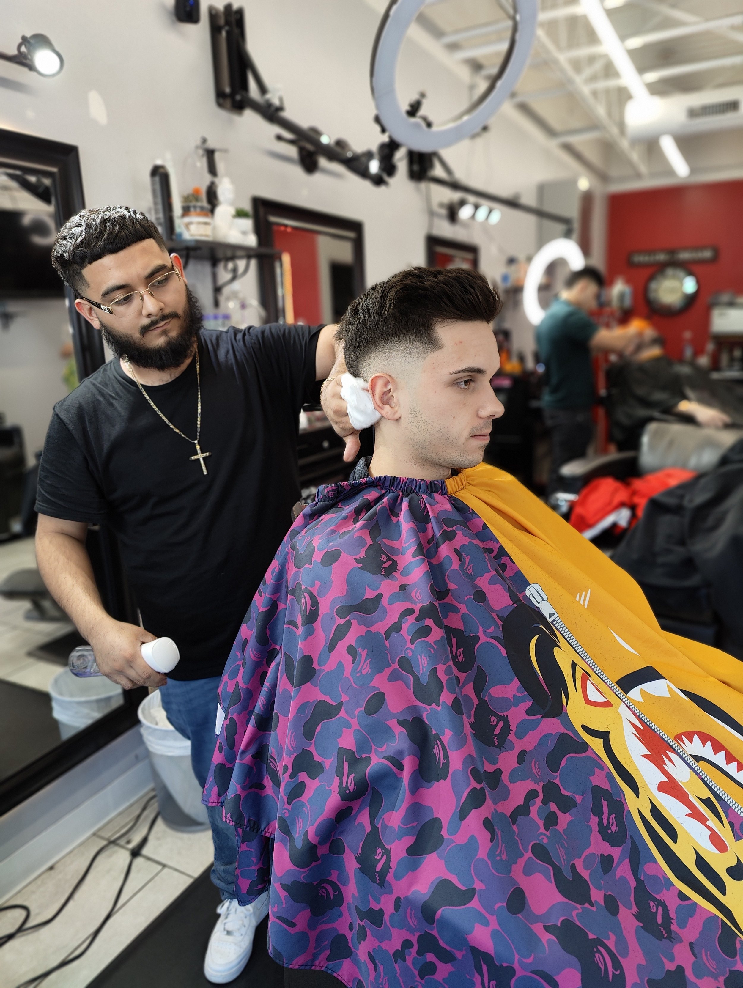 Detailed mens grooming