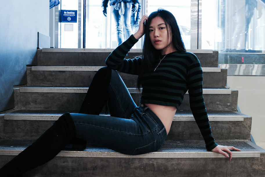  Selena:  Hey, I’m Selena. I started modeling for not too long, but Ive been enjoying being able to express myself in front of a camera. One of my earliest photographers was Sergey and I remember meeting up at a Starbucks and shooting on the Highlin