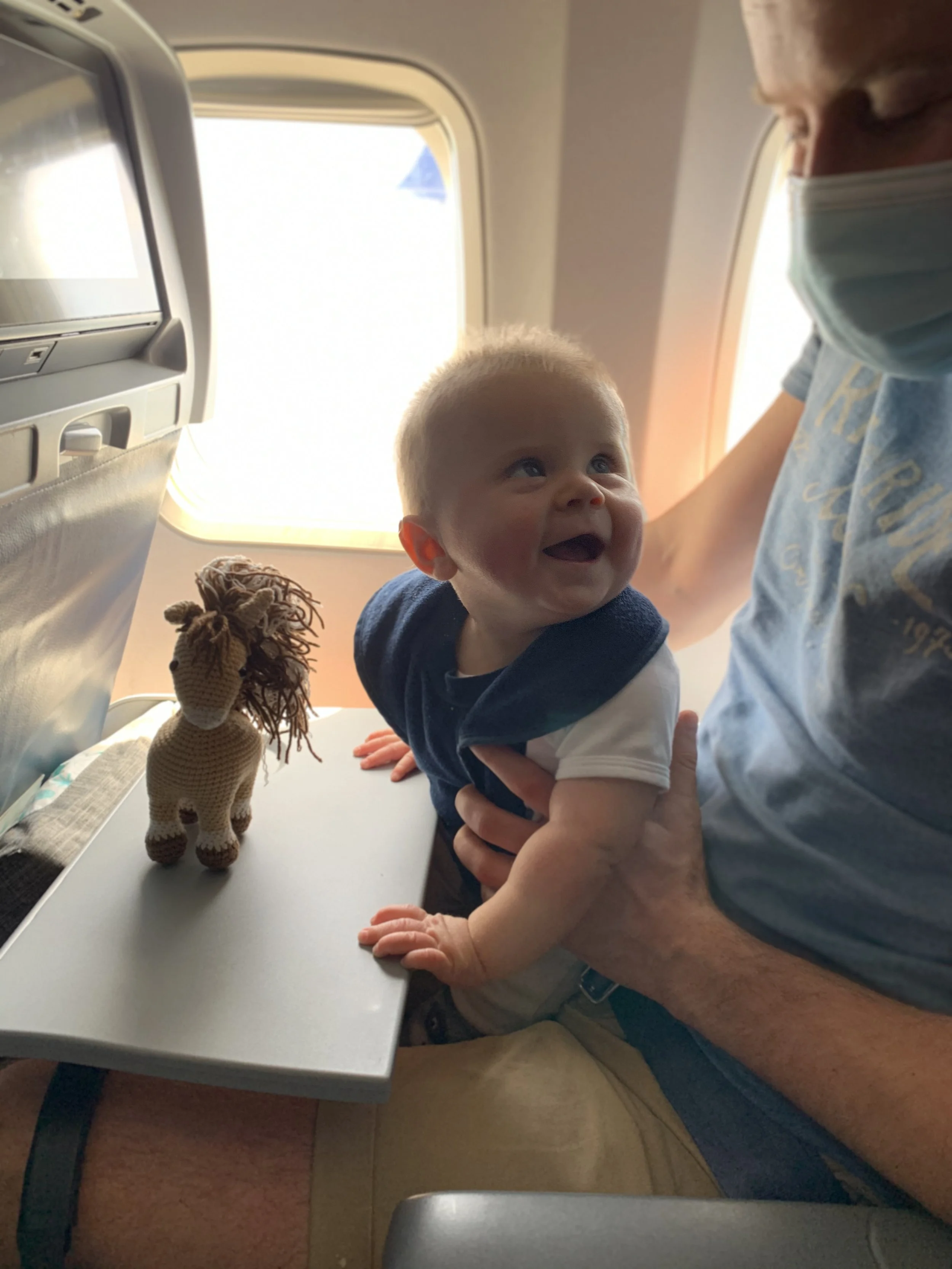 First Time Flying with My First Time Baby -- What Worked For Us!