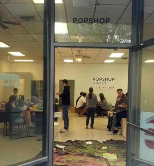 Opening the new location.