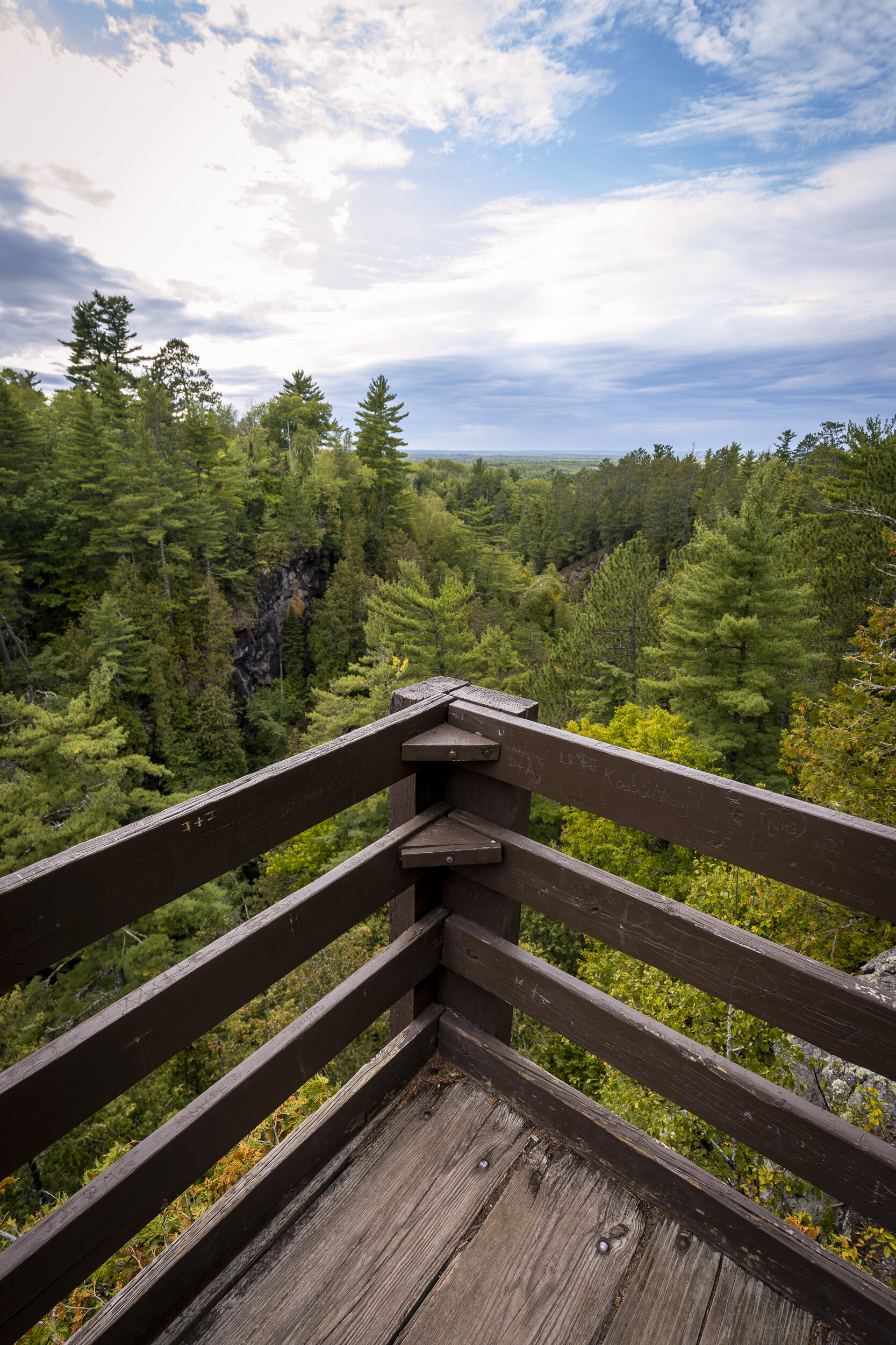 Pattison State Park in Wisconsin, USA