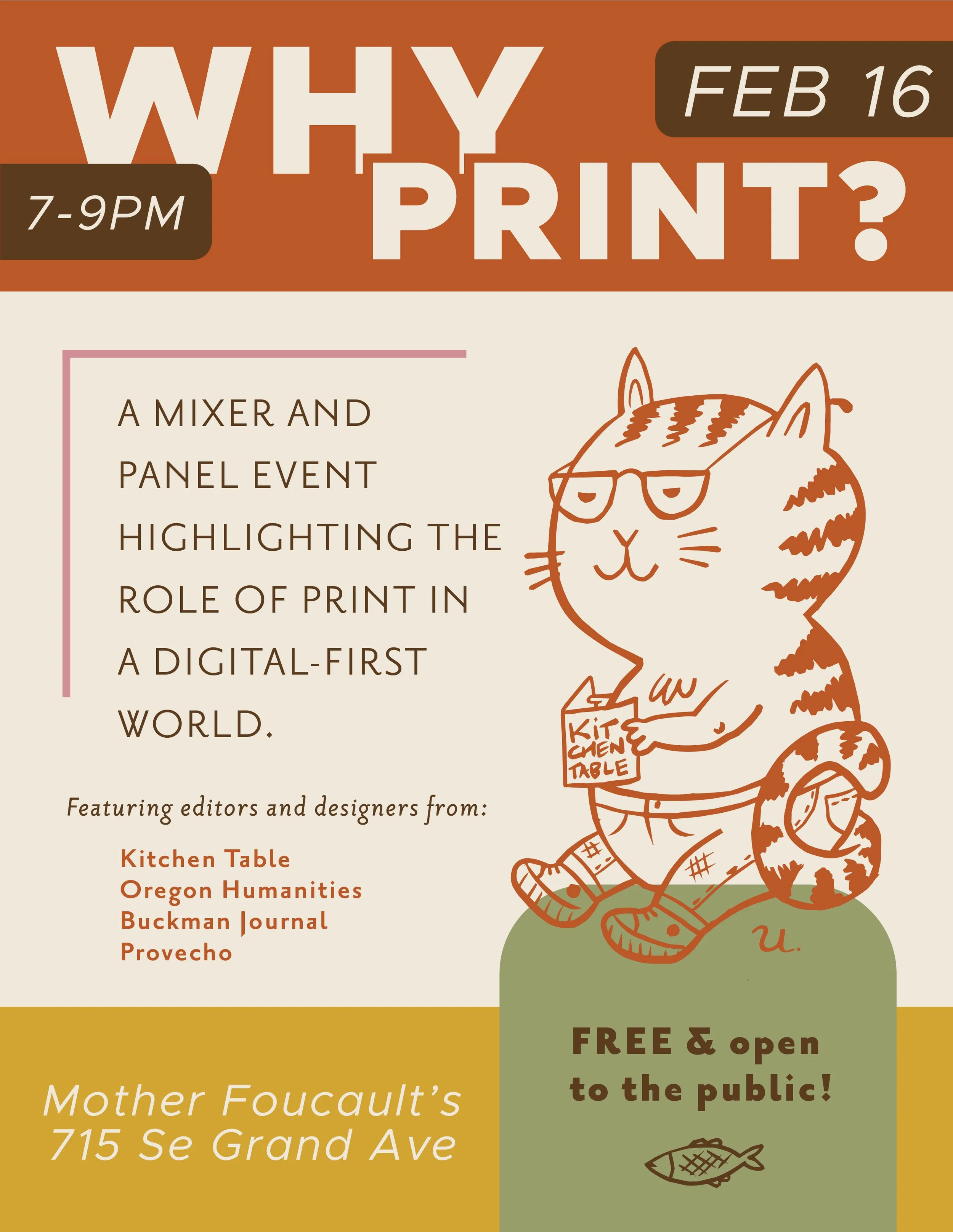 Why Print? An Indie Publishing Panel